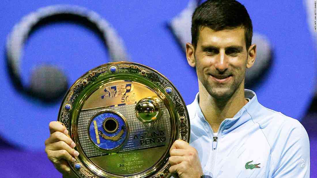 Novak Djokovic: The best tennis conditions in the world