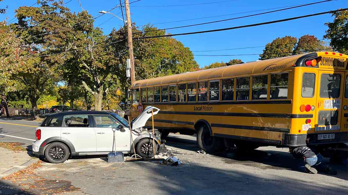 Watertown student taken to hospital after bus crash